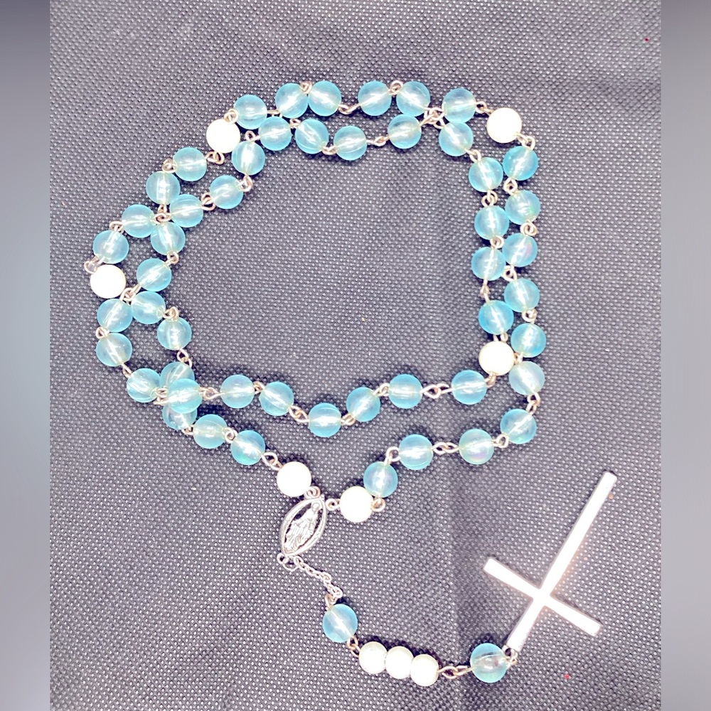Aqua Blue rosary